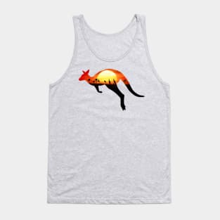 Sunburnt Kangaroo Tank Top